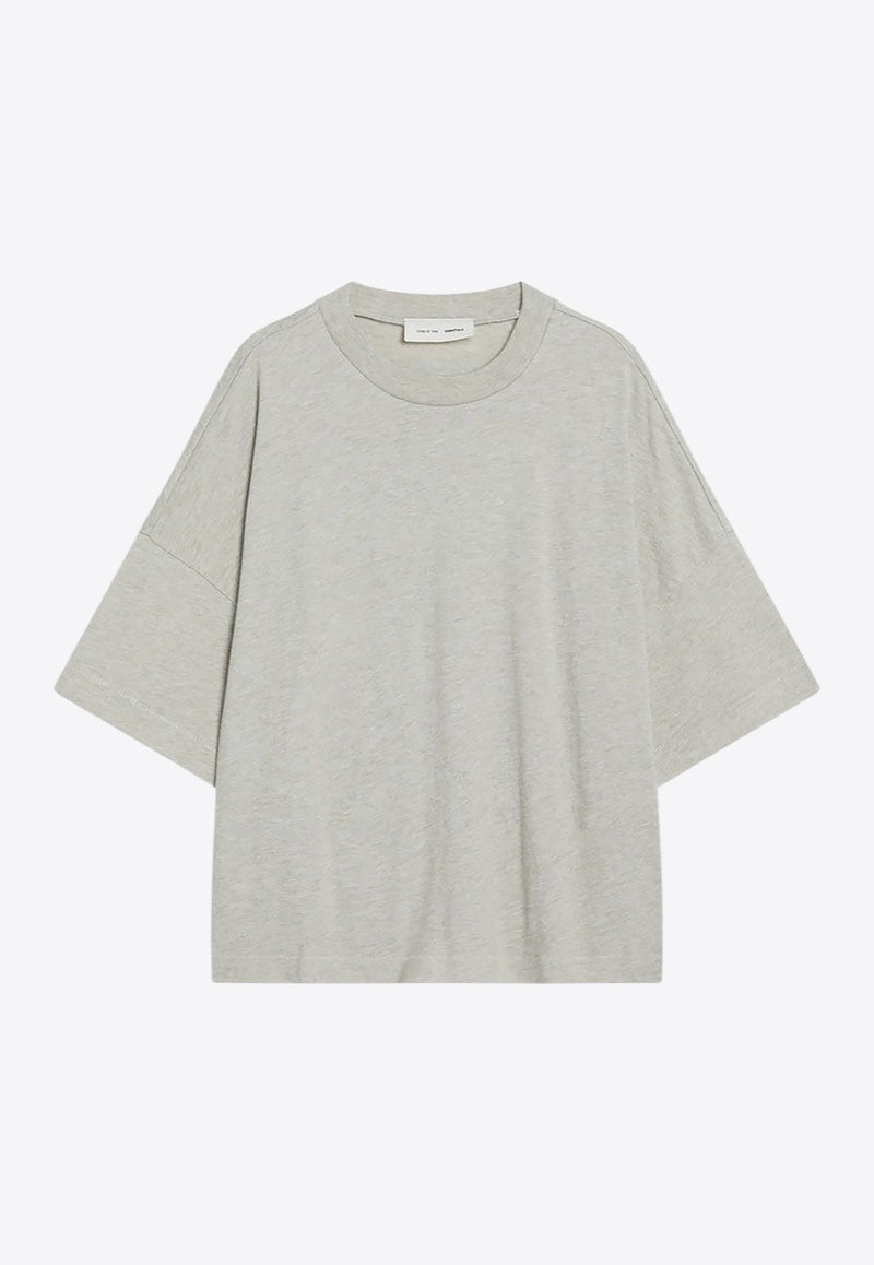 Fear Of God Essentials Classic Logo Oversized T-shirt Gray 125SP255892FW_FEARE-HS