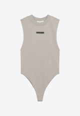 Fear Of God Essentials Logo Patch Ribbed Bodysuit Beige 125SP257131FW_FEARE-TI