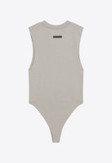 Fear Of God Essentials Logo Patch Ribbed Bodysuit Beige 125SP257131FW_FEARE-TI