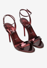 Christian Louboutin Miss Z 100 Patent Leather Sandals Brown 1260029LE/S_LOUBO-7222