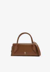 Christian Louboutin Venus Leather Top Handle Bag  Brown 1265010LE/S_LOUBO-BG71