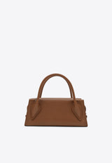 Christian Louboutin Venus Leather Top Handle Bag  Brown 1265010LE/S_LOUBO-BG71