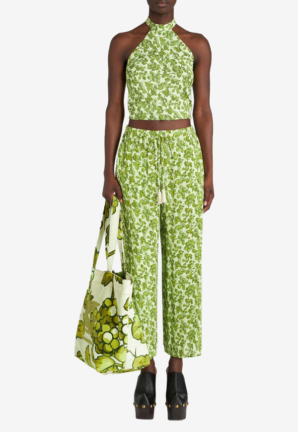 Etro Berry Printed Pants 12652-4474 0500 Green