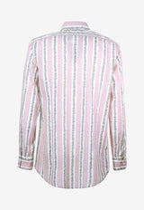 Etro Striped Print Shirt 12908-5739 0651 Multicolor