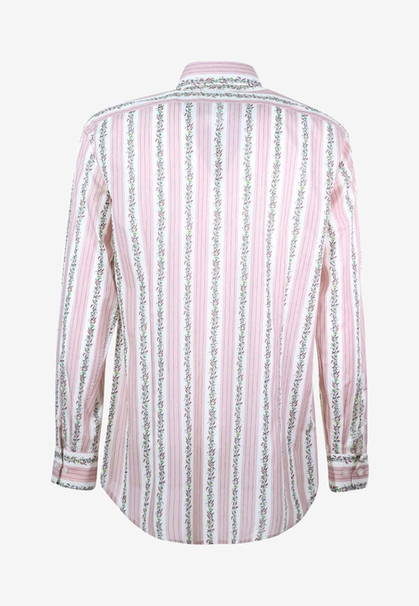 Etro Striped Print Shirt 12908-5739 0651 Multicolor