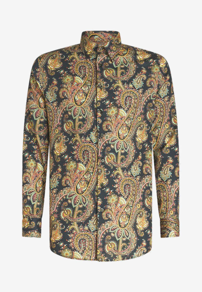 Etro Ornamental Paisley Print Shirt 12908-5751 0500 Multicolor