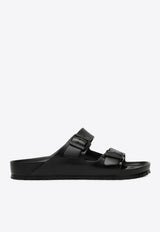 Birkenstock Arizona Buckled Slides Black 129421PVC/S_BIRKE-BLK