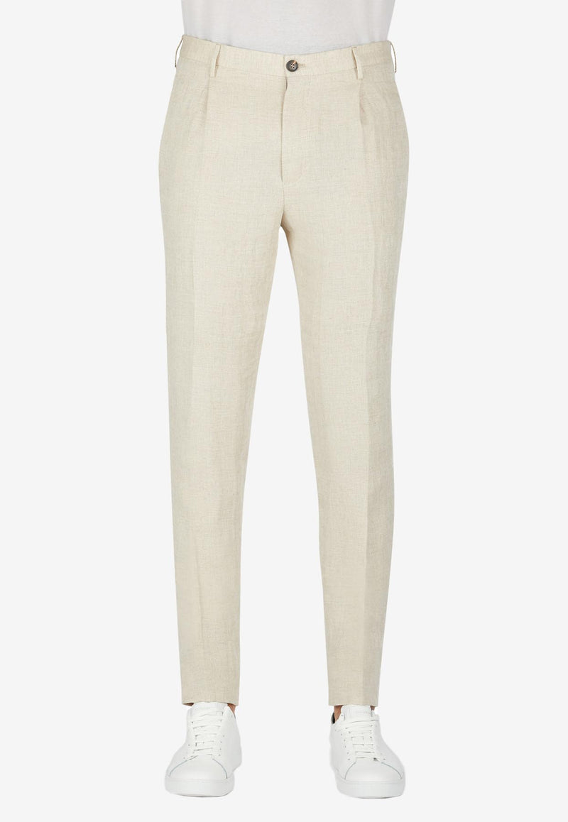 Slowear Straight-Leg Pants Gray 12S167_GREY