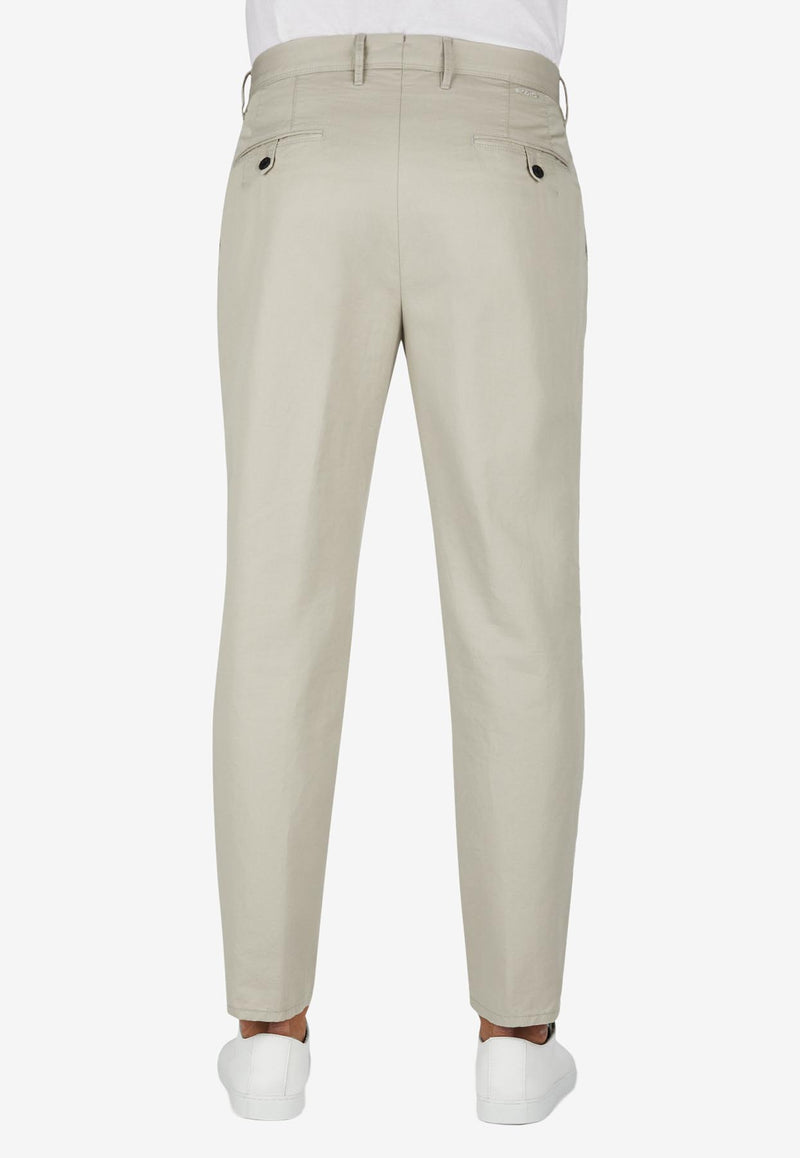 Slowear Straight-Leg Pants Gray 12S167_GREY