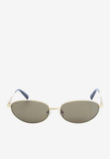 Jacquemus Les Lunettes Alba Sunglasses  Gray