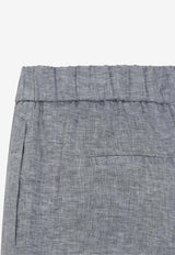 Straight-Leg Tailored Pants