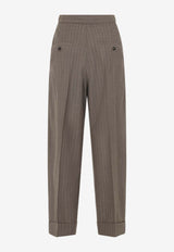 Manetta Pinstriped Tailored Pants