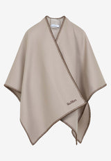 Colomba Logo Wool Cape