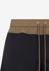 Logo Patch Swim Shorts