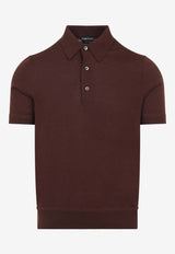 Cashmere Knit Polo T-shirt