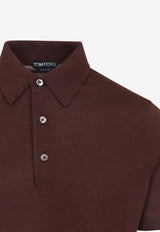 Cashmere Knit Polo T-shirt