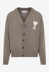 Intarsia Knit Ami De Coeur Cardigan