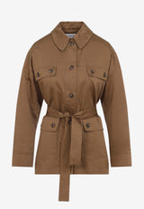 Belted Shirt Jacket