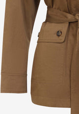 Belted Shirt Jacket