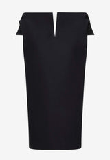 Vareuse Wool and Silk Mini Dress