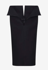 Vareuse Wool and Silk Mini Dress