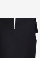 Vareuse Wool and Silk Mini Dress