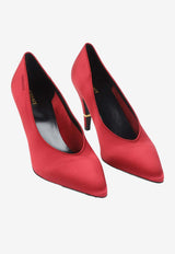 90 Medusa Satin Pumps