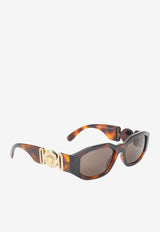 Medusa Biggie Geometric Sunglasses