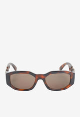 Medusa Biggie Geometric Sunglasses