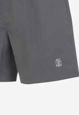 Logo Print Swim Shorts
