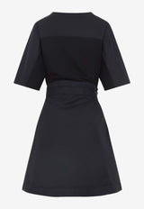 Belted Mini T-shirt Dress