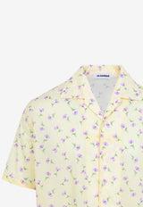 All-Over Flower Print Bowling Shirt