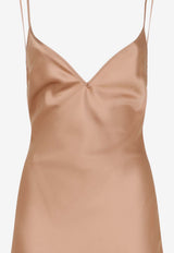 Satin Maxi Dress
