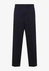Straight-Leg Tailored Pants