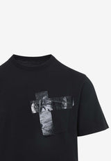 Tonal Tape Motif T-shirt