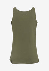 Tape Tail Asymmetric Tank Top