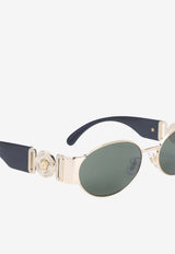 Medusa Deco Oval Sunglasses