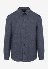 Cashmere Blend Long-Sleeved Shirt