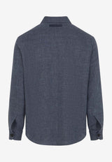 Cashmere Blend Long-Sleeved Shirt