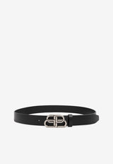 BB Buckle Leather Belt