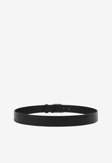 BB Buckle Leather Belt