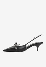 55 Nappa Leather Slingback Pumps