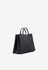 Medium T Timeless Grained Leather Top Handle Bag