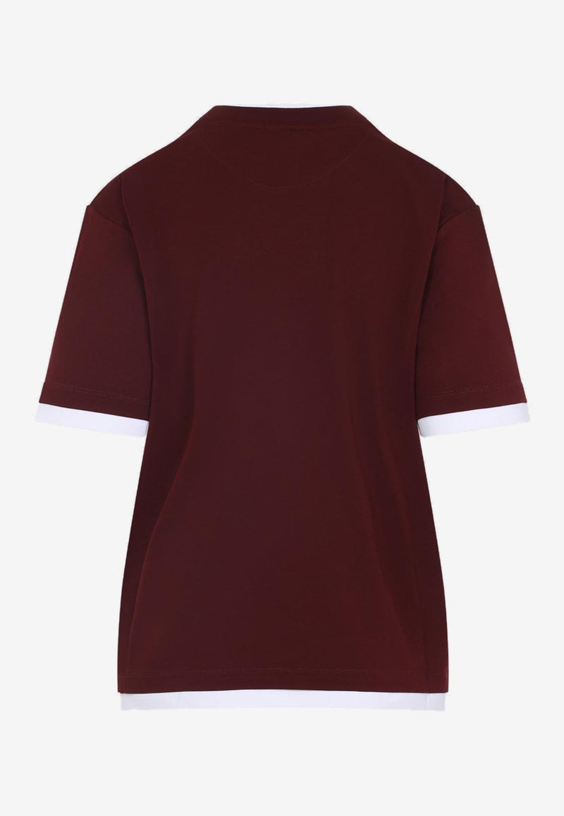 Triangle Logo Layered T-shirt