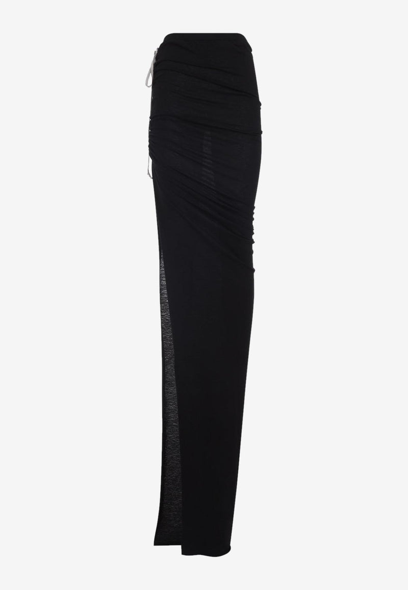 Edfu Asymmetric Maxi Skirt