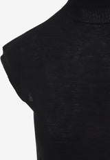 Turtleneck Sleeveless Top