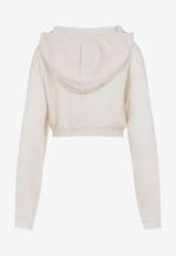 Hooded Cropped Tunic Top