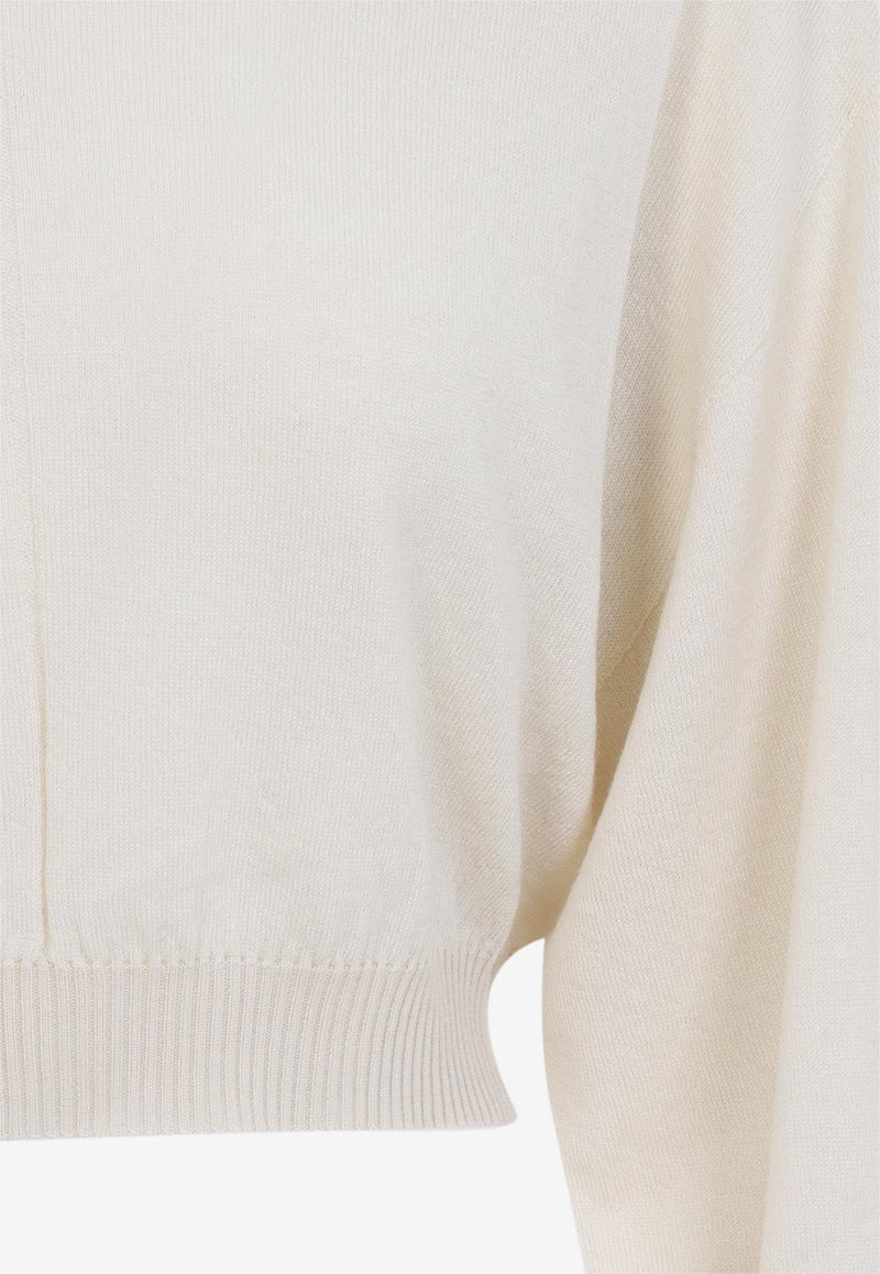 Hooded Cropped Tunic Top