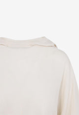 Hooded Cropped Tunic Top