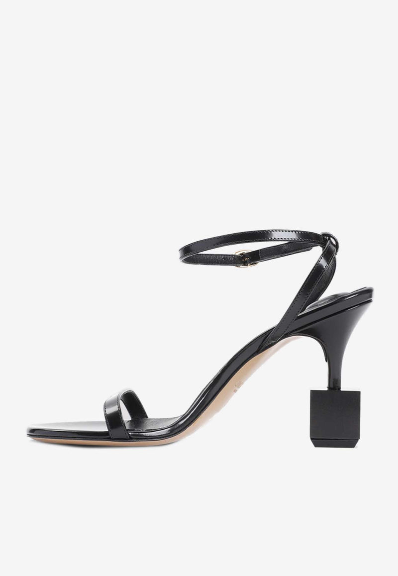 Bisou 90 Geometric Heel Sandals